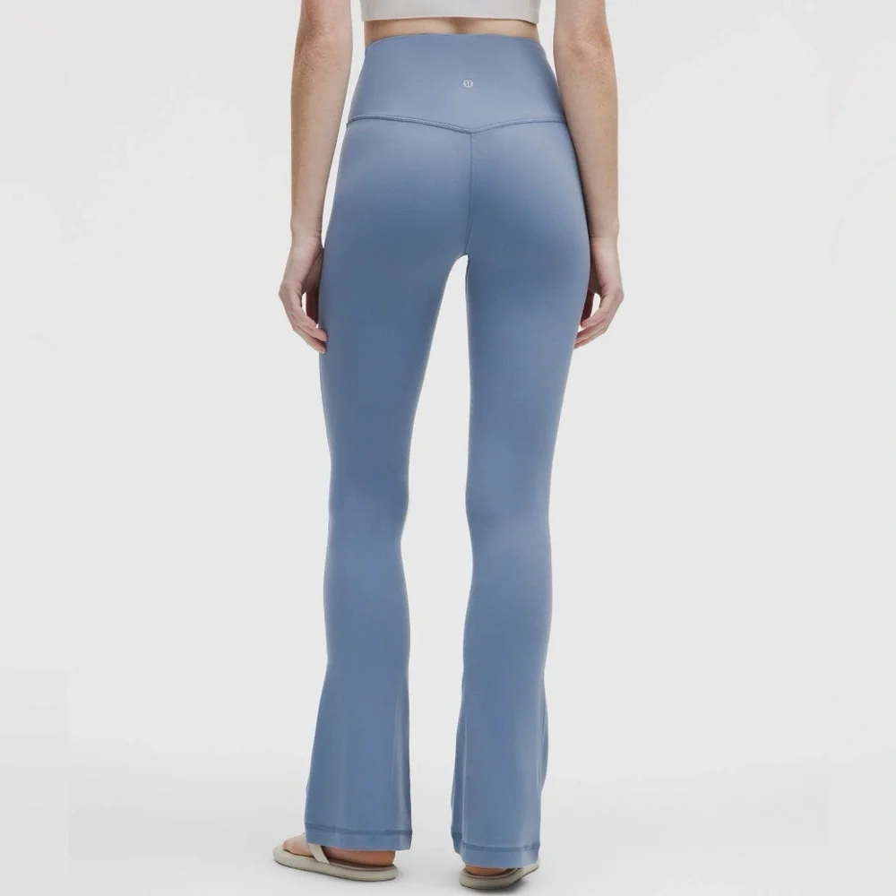 Lululemon Align High‎ Rise Mini Flare Blue Leggings